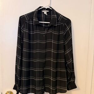 Plaid Blouse